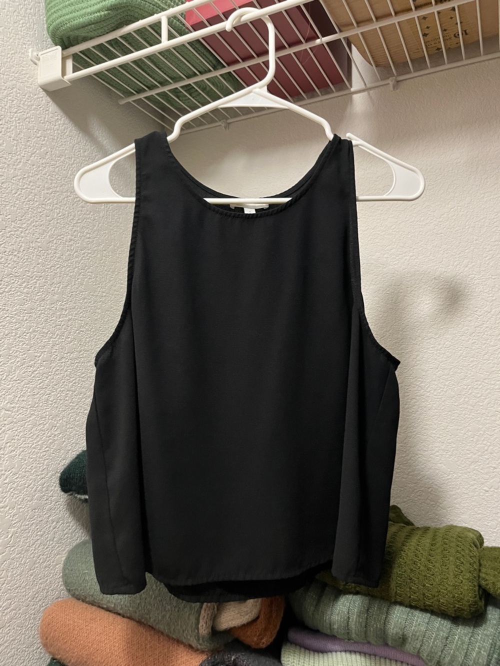 black dress tank top